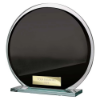 Seismic Multisport Circle Mirror Glass Black & Silver 145mm (8mm Thick