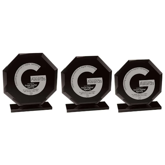 Octave Glass Award Jet Black