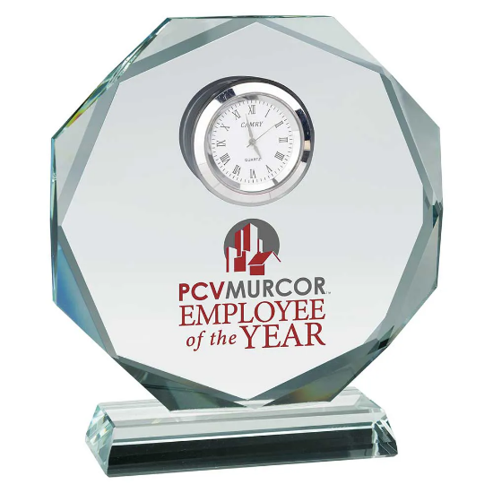 Recognition Clock Jade Award 135mm (10mm Width)