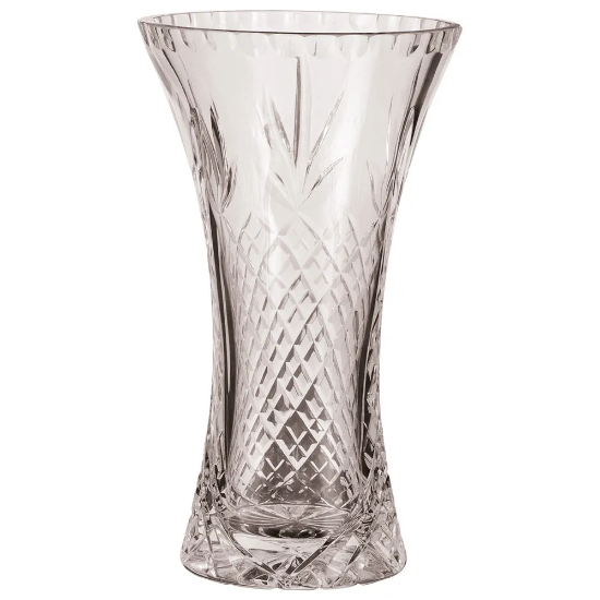 Lindisfarne St Theodore Crystal Vase 230mm (130mm Width)