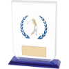 Gladiator Male Golf Glass Award 160mm  (10mm Width)