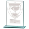 Millennium Golf Jade Glass Award 125mm