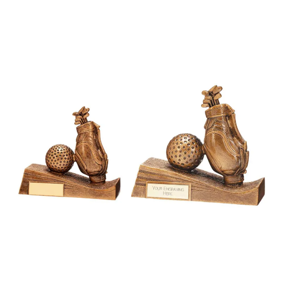 Horizon Golf  Bag Resin Award Gold