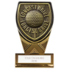 Fusion Cobra Golf Longest Drive Plaque Award Black & Gold 110mm
