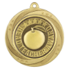 Superstar Head Teacher Medal Gold 60mm