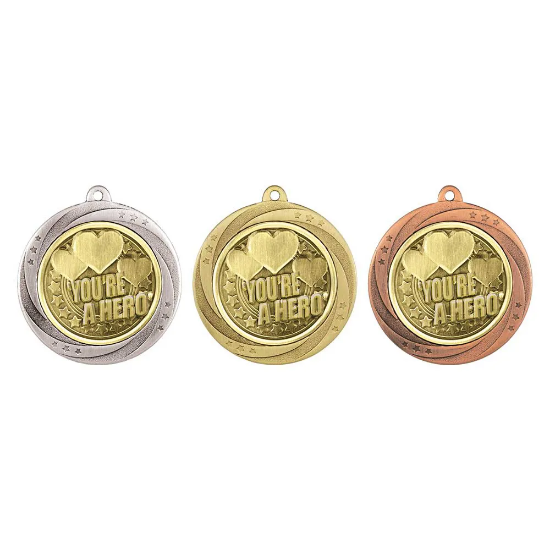 Superstar You're a Hero Medal