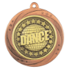 Superstar Dance Medal Bronze 60mm