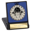 Cascade Stars Football Medal & Box Silver 50mm