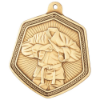Falcon Martial Arts Medal Gold 65mm