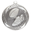 Typhoon Rugby Medal Antique  Silver 55mm