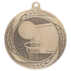Typhoon Basketball Medal Antique Gold 55mm