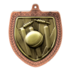 Cobra Cricket Shield Medal Bronze 75mm