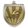 Cobra Swimming Shield Medal Silver 75mm