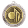 Superstar Cricket Medal Silver 60mm