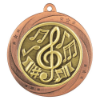 Superstar Music Medal Bronze 60mm