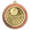 Superstar Netball Medal Bronze 60mm
