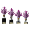 5 Star Trophy Purple and Silver
