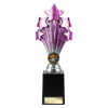 5 Star Trophy Purple and Silver 245mm