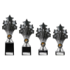 5 Star Trophy Black and Silver