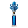 5 Star Multisport Tube Trophy Blue & Silver 315mm