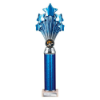 5 Star Multisport Tube Trophy Blue & Silver 340mm