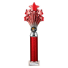 5 Star Multisport Tube Trophy Red and Silver 340mm