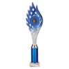 Wildfire Multisport Tube Trophy Blue & Silver 365mm