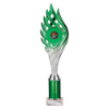Wildfire Multisport Tube Trophy Green and Silver 340mm