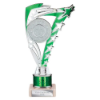 Frenzy Multisport Tube Trophy Silver & Green 215mm