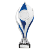 Volcano Trophy Silver & Blue 230mm