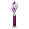 Volcano Multisport Tube Trophy Silver & Purple 410mm