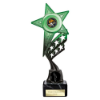 Innov8 Star Plastic Trophy Green & Black 230mm