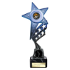 Innov8 Star Plastic Trophy Blue & Black 230mm