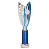 Glamstar Plastic Tube Trophy Blue 340mm