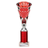 Cobra Star Multisport Tube Trophy Silver & Red 280mm
