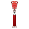 Cobra Star Multisport Tube Trophy Silver & Red 355mm