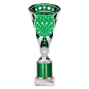 Cobra Star Multisport Tube Trophy Silver & Green 255mm