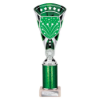 Cobra Star Multisport Tube Trophy Silver & Green 280mm