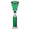 Cobra Star Multisport Tube Trophy Silver & Green 330mm