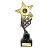 Innov8 Star Plastic Trophy Gold & Black 230mm