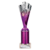 Rodeo Multisport Tube Trophy Silver & Purple 265mm