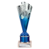 Rodeo Multisport Tube Trophy Silver & Blue 215mm