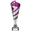 Hurricane Altitude Plastic Cup Silver & Purple 295mm