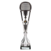 Eclectic Trophy Silver & Black 360mm