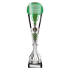 Eclectic Trophy Silver & Green 360mm