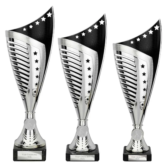 Nebula Trophy Silver & Black