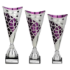Vivid Trophy Silver & Purple