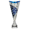 Vivid Trophy Silver & Blue 320mm