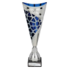 Vivid Trophy Silver & Blue 340mm