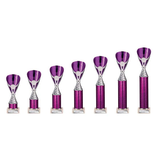 Rising Stars Plastic Trophy Purple